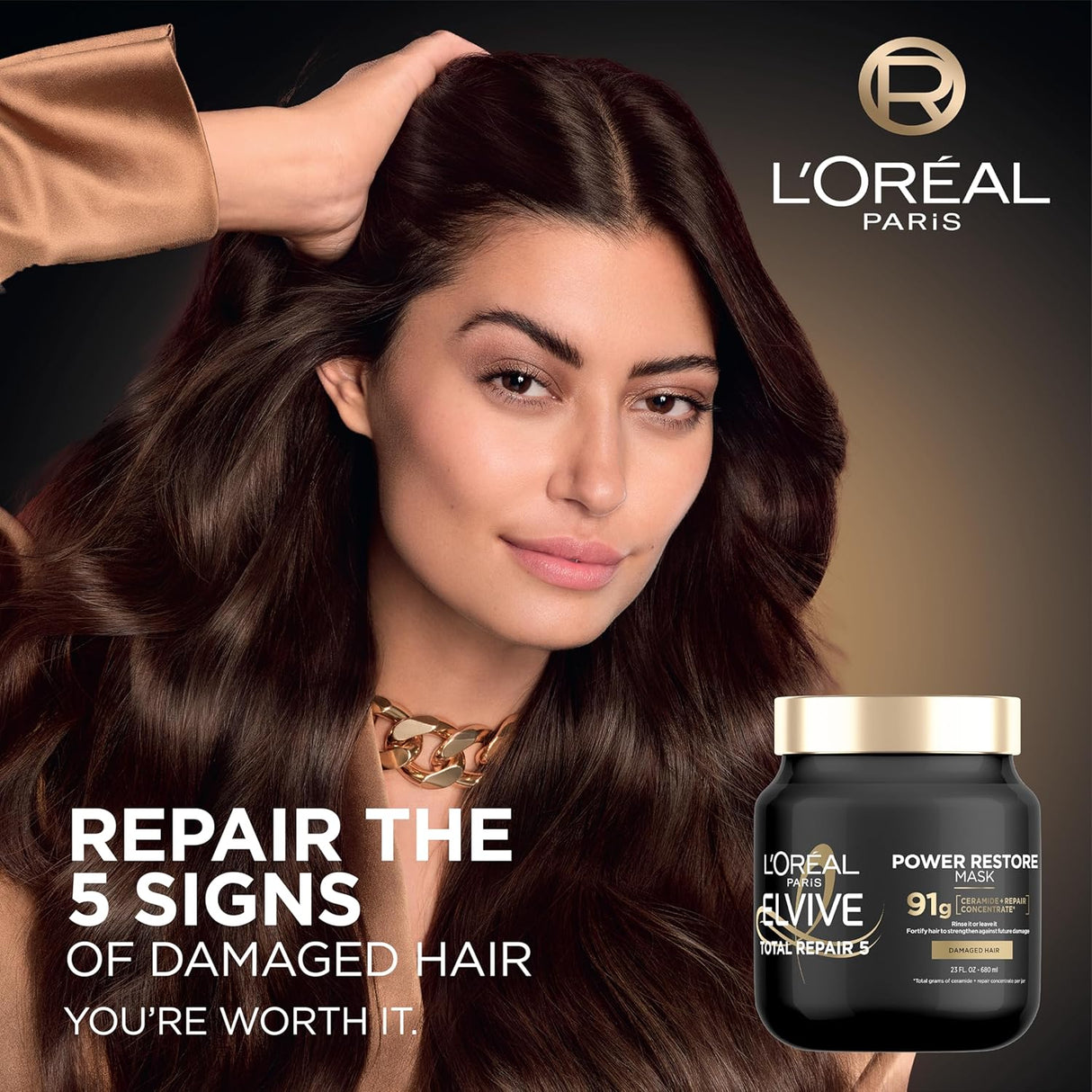 L'ORÉAL PARIS Elvive Total Repair 5 Power Restore Multi-Use Treatment, 23 oz-3600523956876-LR-361649-3-LR eShop