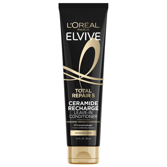 L'ORÉAL PARIS Elvive Total Repair 5 Protein Recharge Leave In Conditioner, 5.1 fl oz-071249364840-LR-320848-1-LR eShop