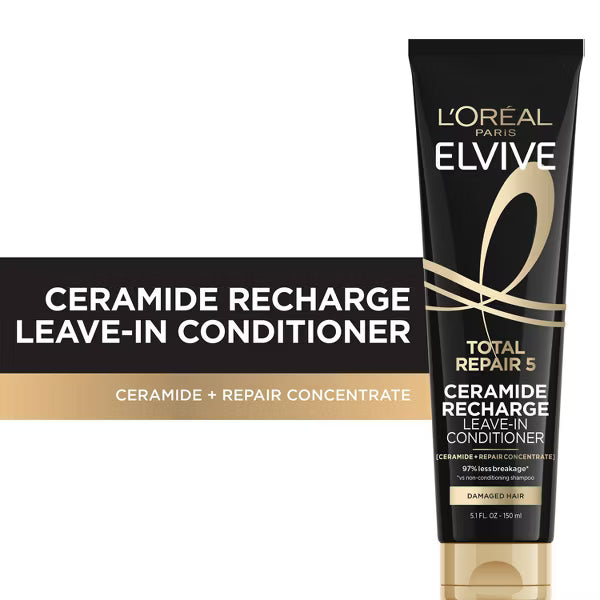 L'ORÉAL PARIS Elvive Total Repair 5 Protein Recharge Leave In Conditioner, 5.1 fl oz-071249364840-LR-320848-2-LR eShop