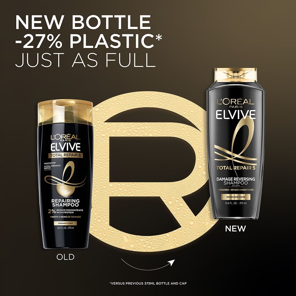 L'ORÉAL PARIS Elvive Total Repair 5 Renewing Shampoo, 12.6 oz-071249207307-LR-251952-5-LR eShop