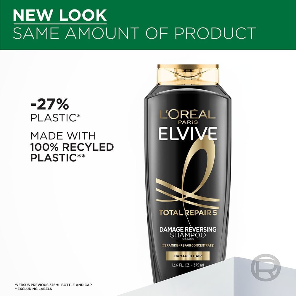 L'ORÉAL PARIS Elvive Total Repair 5 Renewing Shampoo, 12.6 oz-071249207307-LR-251952-6-LR eShop
