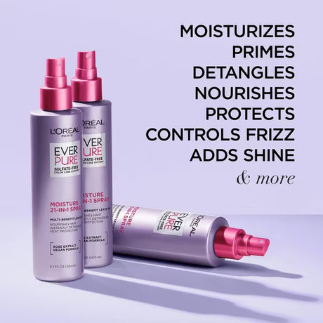 L'ORÉAL PARIS EverPure 21-in-1 Leave In Conditioner Spray, 6.8 fl. oz.-071249650271-LR-356114-2-LR eShop