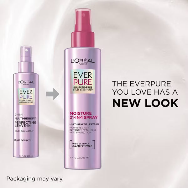 L'ORÉAL PARIS EverPure 21-in-1 Leave In Conditioner Spray, 6.8 fl. oz.-071249650271-LR-356114-6-LR eShop