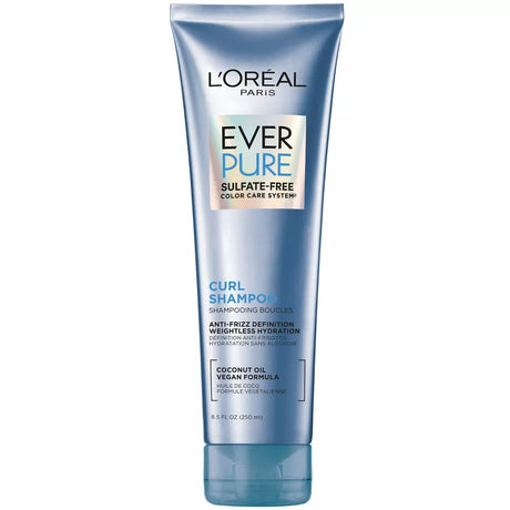 L'ORÉAL PARIS EverPure Curl Sulfate-Free Coconut Oil Hydracharge Shampoo, 8.5 oz-071249341407-LR-361617-1-LR eShop