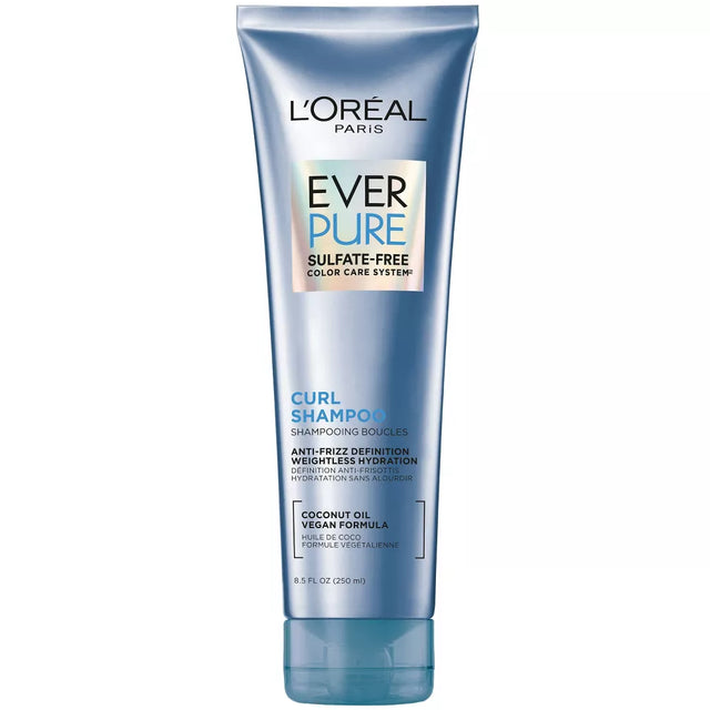 L'ORÉAL PARIS EverPure Curl Sulfate-Free Coconut Oil Hydracharge Shampoo, 8.5 oz-071249341407-LR-361617-1-LR eShop