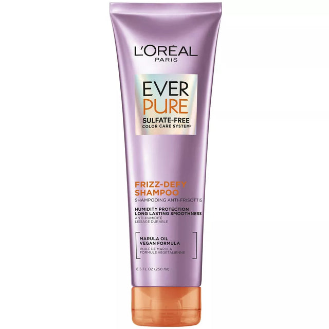 L'ORÉAL PARIS EverPure Frizz-Defy Sulfate Free Shampoo with Marula Oil, 8.5 oz-071249341308-LR-361611-1-LR eShop