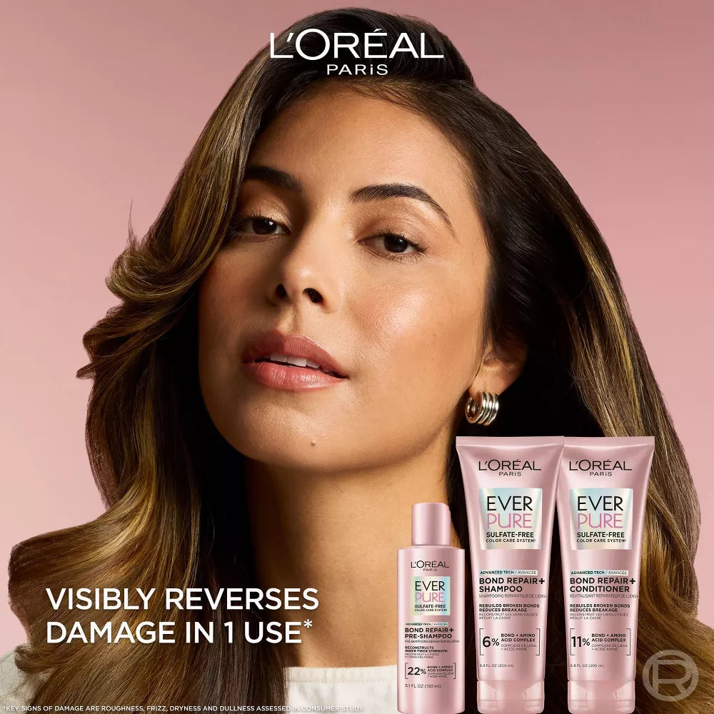 L'ORÉAL PARIS EverPure Sulfate Free Bond Repair Color Care Shampoo, 2.5 oz-071249708927-LR-361647-3-LR eShop