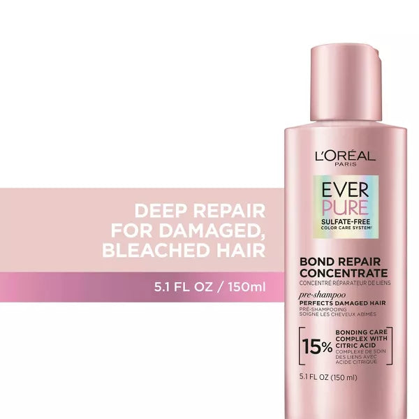 L'ORÉAL PARIS EverPure Sulfate Free Bond Repair Pre Shampoo Treatment, 5.1 fl. oz.-071249672952-LR-356241-10-LR eShop
