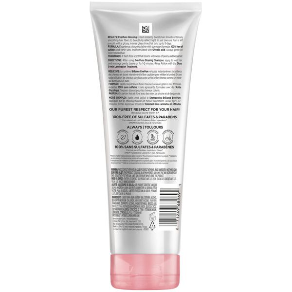 L'ORÉAL PARIS EverPure Sulfate Free Glossing Conditioner with Glycolic Acid, 6.8 oz-071249689691-LR-361641-11-LR eShop