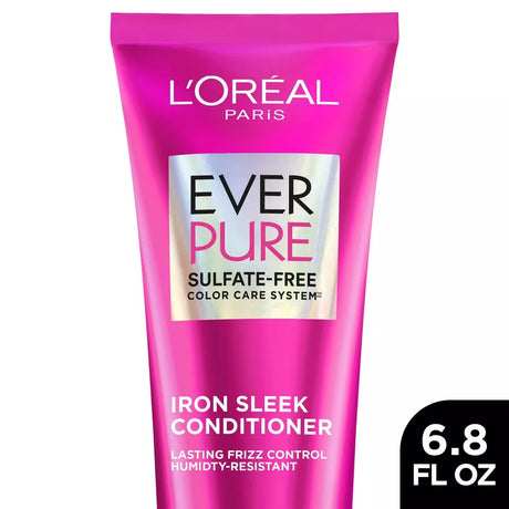 L'ORÉAL PARIS EverPure Sulfate Free Iron Sleek Smoothing Conditioner, 6.8 oz-071249708026-LR-361646-2-LR eShop
