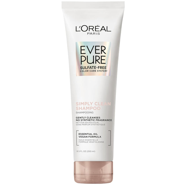 L'ORÉAL PARIS EverPure Sulfate Free Simply Clean Shampoo, 8.5 oz-071249657706-LR-361632-1-LR eShop