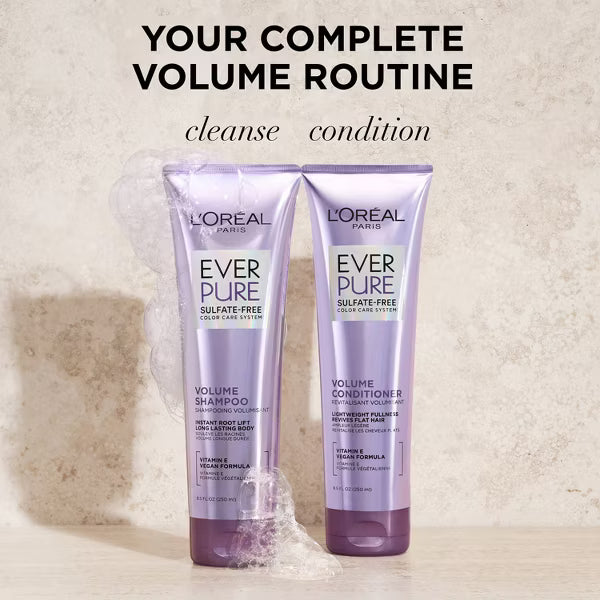 L'ORÉAL PARIS EverPure Sulfate Free Volume Conditioner, 8.5 fl. oz.-071249341278-LR-310305-7-LR eShop