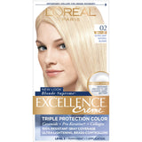 L'ORÉAL PARIS Excellence Triple Protection Permanent Hair Color, 02 Extra Light Natural Blonde, 6.3 fl. oz.-071249210826-LR-251745-1-LR eShop