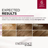 L'ORÉAL PARIS Excellence Triple Protection Permanent Hair Color, 6 Light Brown, 6.3 fl. oz.-071249210598-LR-229804-5-LR eShop