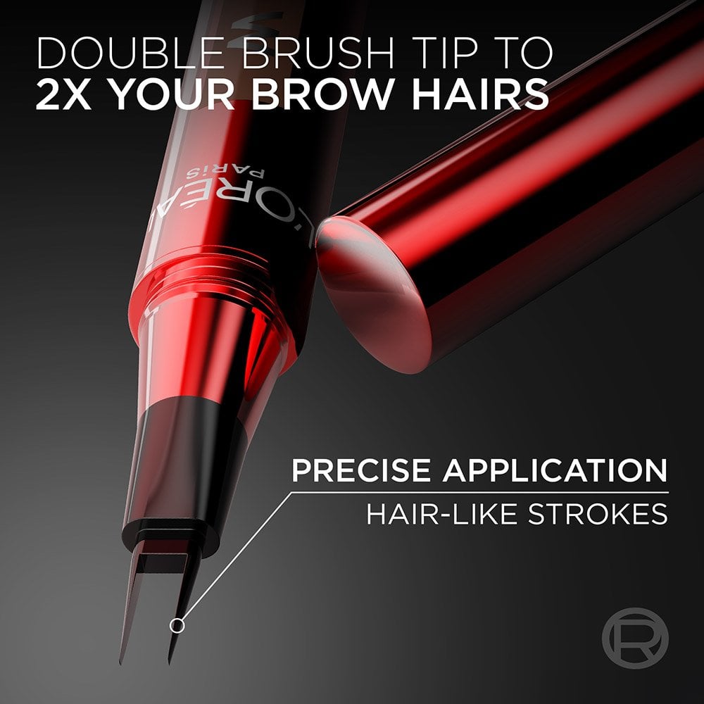 L'ORÉAL PARIS Faux Brow Hair-Like Brow Filling Pen, 384 Auburn, 0.03 fl oz-071249699867-LR-358151-4-LR eShop