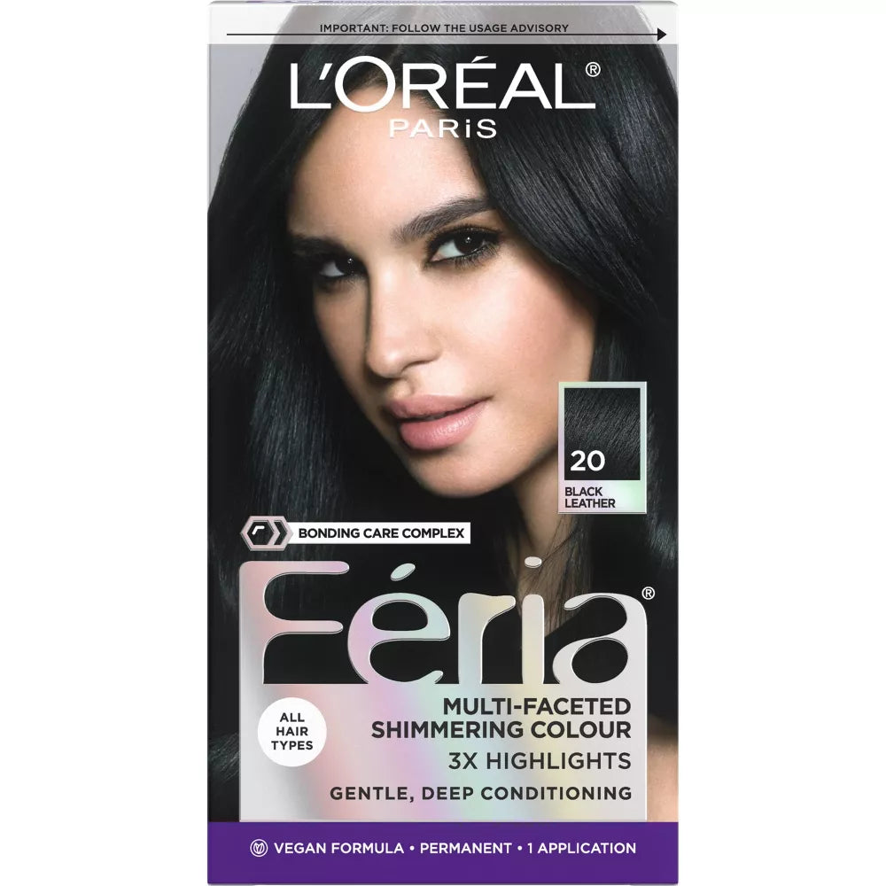 L'ORÉAL PARIS Feria Multi-Faceted Shimmering Color - 20 Natural Black-071249094563-LR-361713-1-LR eShop