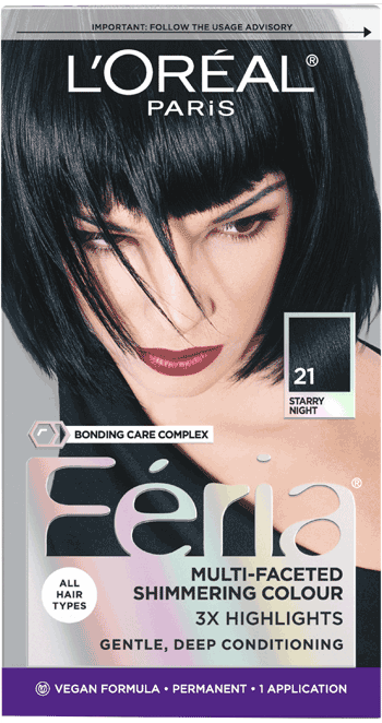 L'ORÉAL PARIS Feria Multi-Faceted Shimmering Permanent Hair Color - 21 Starry Night-071249230015-LR-361729-1-LR eShop