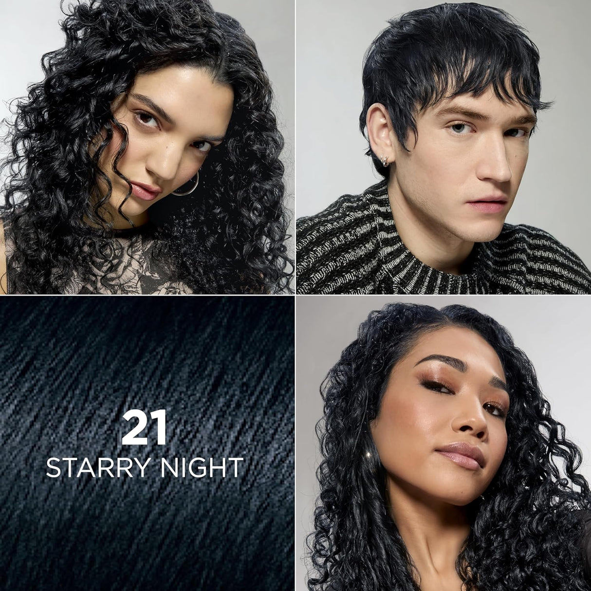 L'ORÉAL PARIS Feria Multi-Faceted Shimmering Permanent Hair Color - 21 Starry Night-071249230015-LR-361729-2-LR eShop