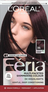 L'ORÉAL PARIS Feria Multi-Faceted Shimmering Permanent Hair Color - 36 Chocolate Cherry-071249230039-LR-361730-1-LR eShop