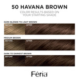 L'ORÉAL PARIS Feria Multi-Faceted Shimmering Permanent Hair Color - 50 Havana Brown-071249039625-LR-361711-2-LR eShop