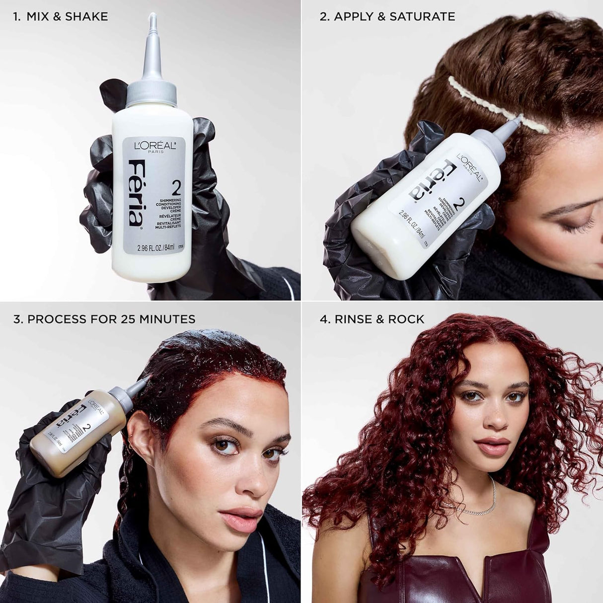 L'ORÉAL PARIS Feria Multi-Faceted Shimmering Permanent Hair Color - 515 Chocolate Glaze-071249705438-LR-361783-10-LR eShop