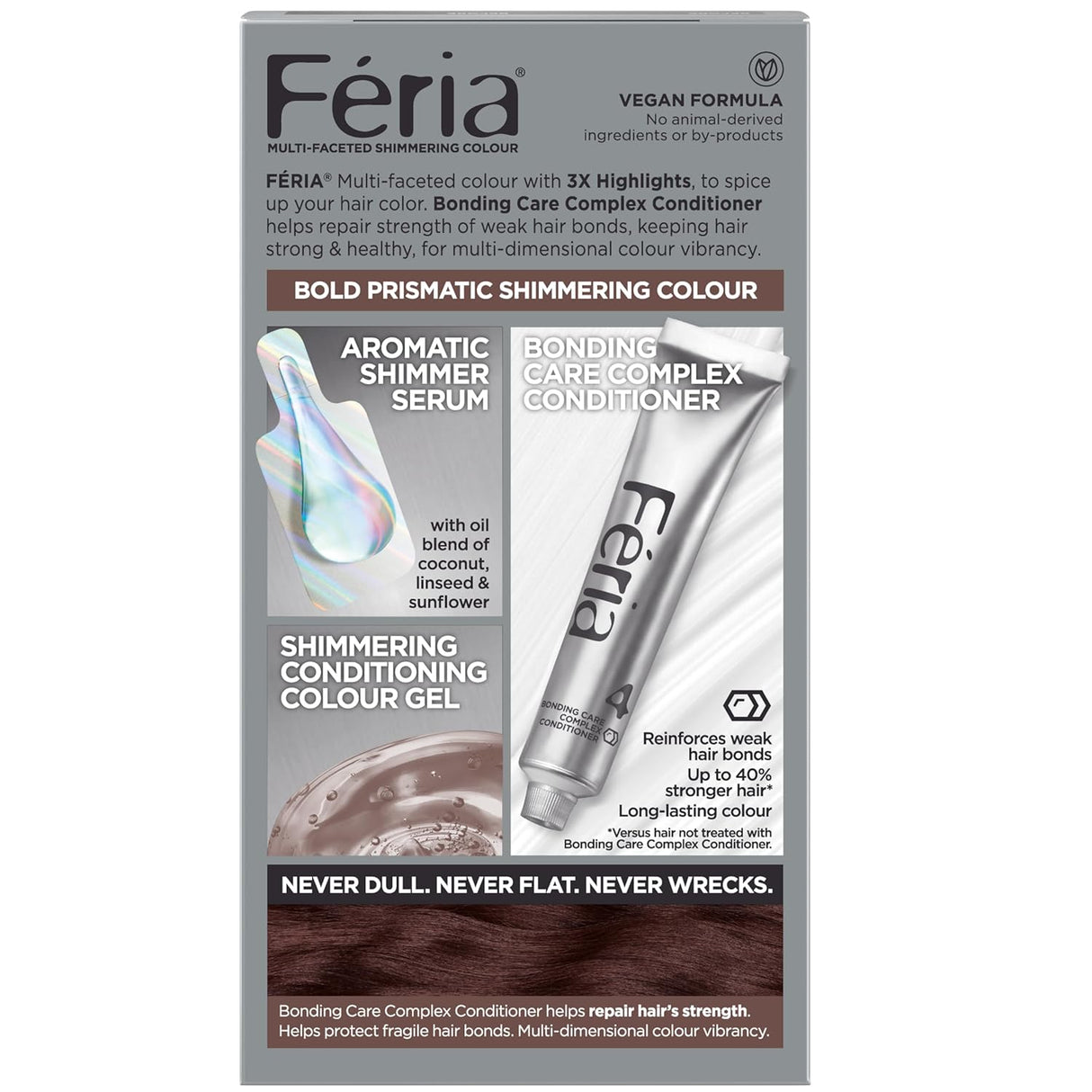 L'ORÉAL PARIS Feria Multi-Faceted Shimmering Permanent Hair Color - 515 Chocolate Glaze-071249705438-LR-361783-11-LR eShop