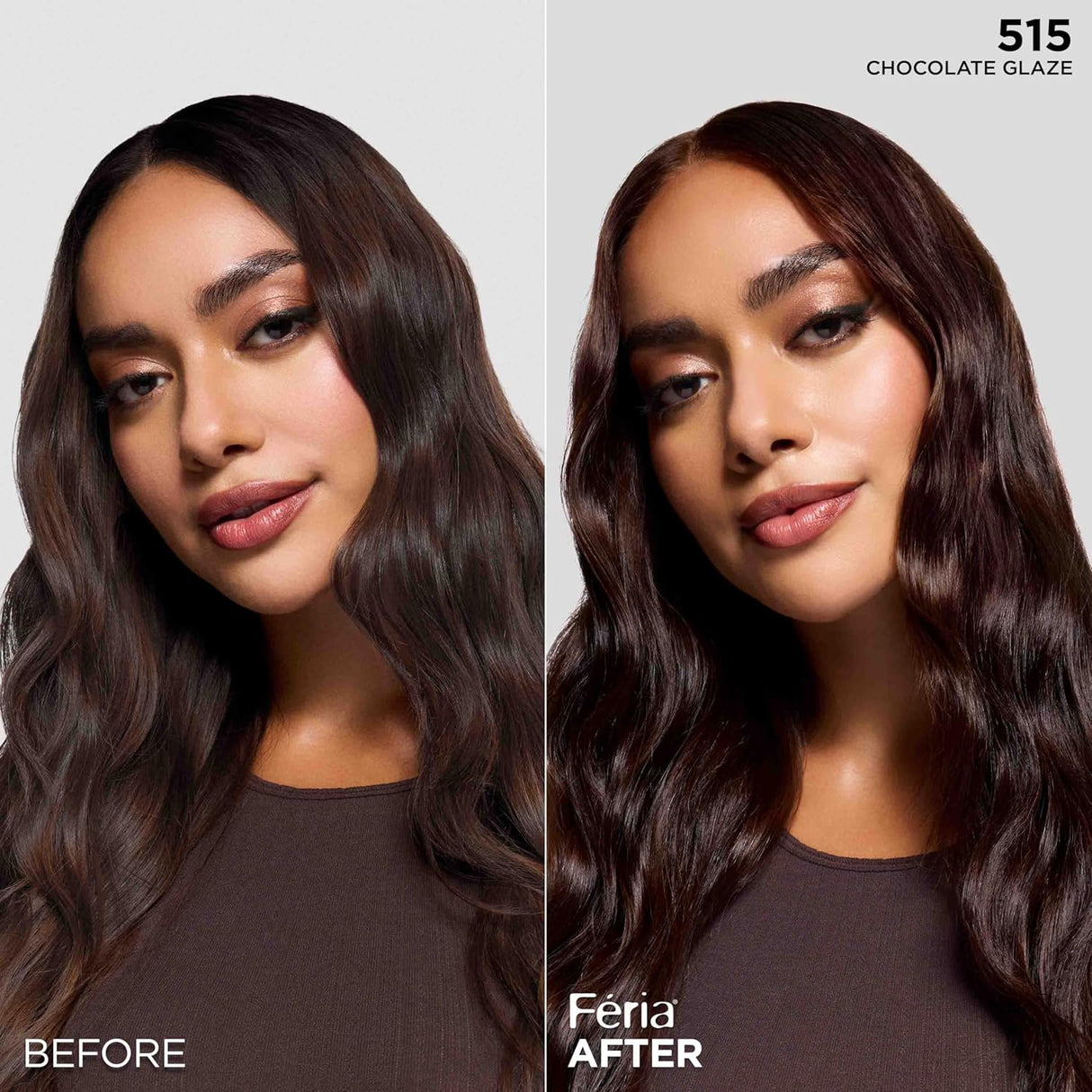 L'ORÉAL PARIS Feria Multi-Faceted Shimmering Permanent Hair Color - 515 Chocolate Glaze-071249705438-LR-361783-5-LR eShop