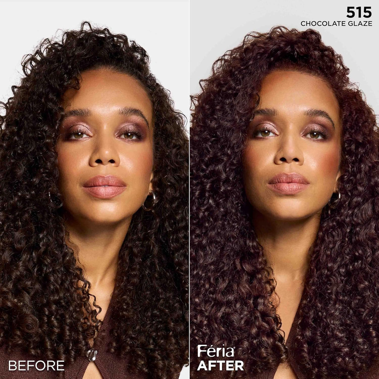 L'ORÉAL PARIS Feria Multi-Faceted Shimmering Permanent Hair Color - 515 Chocolate Glaze-071249705438-LR-361783-6-LR eShop