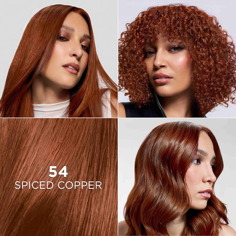 L'ORÉAL PARIS Feria Multi-Faceted Shimmering Permanent Hair Color - 54 Spiced Copper-071249705421-LR-361782-2-LR eShop