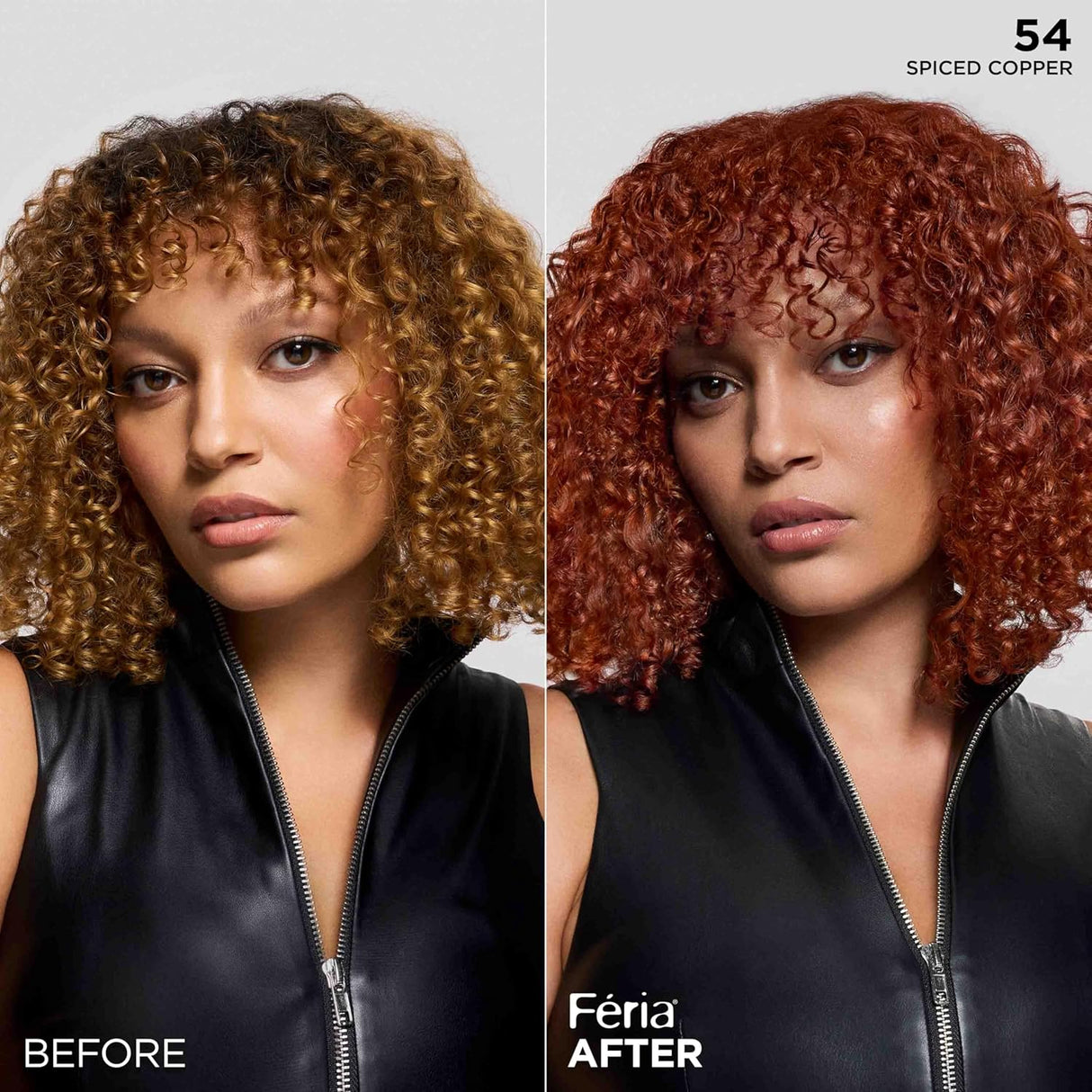 L'ORÉAL PARIS Feria Multi-Faceted Shimmering Permanent Hair Color - 54 Spiced Copper-071249705421-LR-361782-5-LR eShop