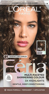L'ORÉAL PARIS Feria Multi-Faceted Shimmering Permanent Hair Color - 60 Crystal Brown-071249230107-LR-361732-1-LR eShop