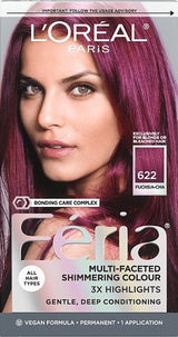 L'ORÉAL PARIS Feria Multi-Faceted Shimmering Permanent Hair Color - 622 Fuchsia-cha-071249383186-LR-361764-1-LR eShop