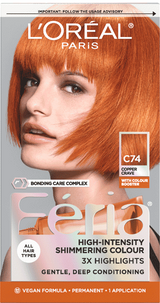L'ORÉAL PARIS Feria Multi-Faceted Shimmering Permanent Hair Color - C74 Copper Crave-071249291733-LR-361742-1-LR eShop