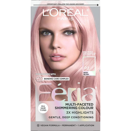 L'ORÉAL PARIS Feria Multi-Faceted Shimmering Permanent Hair Color - P2 Rosy Blush-071249315286-LR-361745-1-LR eShop
