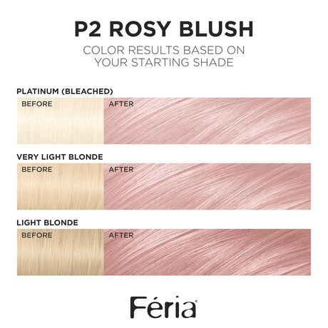 L'ORÉAL PARIS Feria Multi-Faceted Shimmering Permanent Hair Color - P2 Rosy Blush-071249315286-LR-361745-2-LR eShop