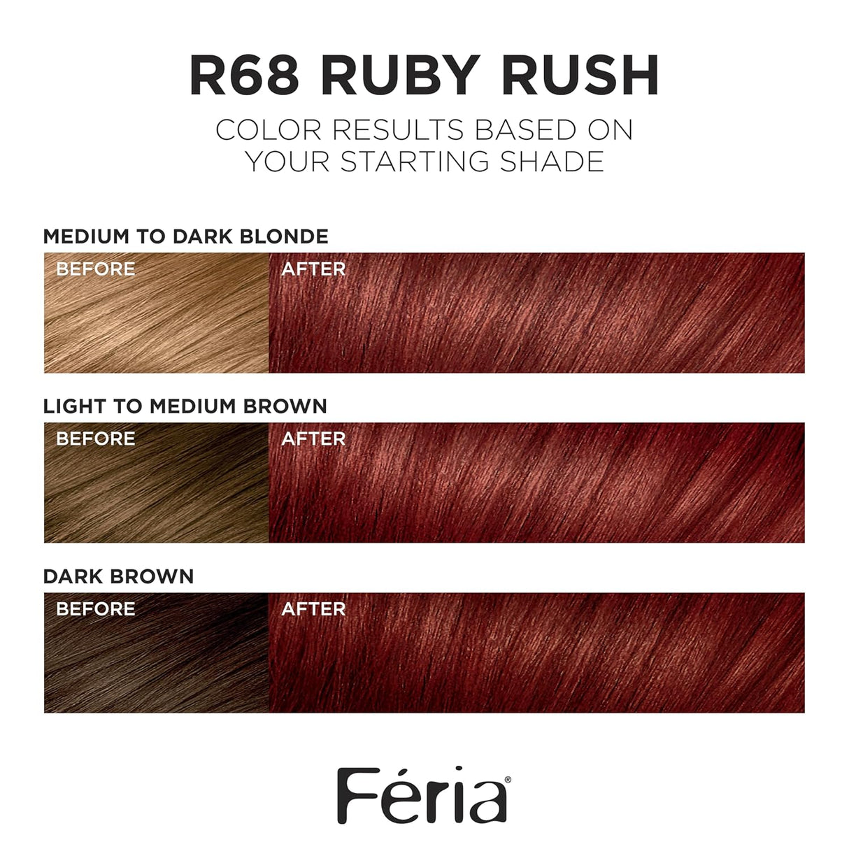 L'ORÉAL PARIS Feria Multi-Faceted Shimmering Permanent Hair Color - R68 Ruby Rush-071249217924-LR-361726-2-LR eShop
