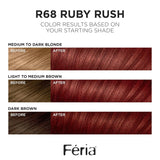 L'ORÉAL PARIS Feria Multi-Faceted Shimmering Permanent Hair Color - R68 Ruby Rush-071249217924-LR-361726-2-LR eShop