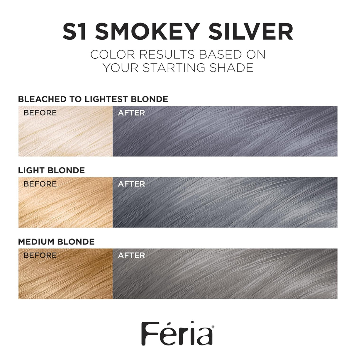 L'ORÉAL PARIS Feria Multi-Faceted Shimmering Permanent Hair Color - S1 Smokey Silver-071249383216-LR-361765-3-LR eShop