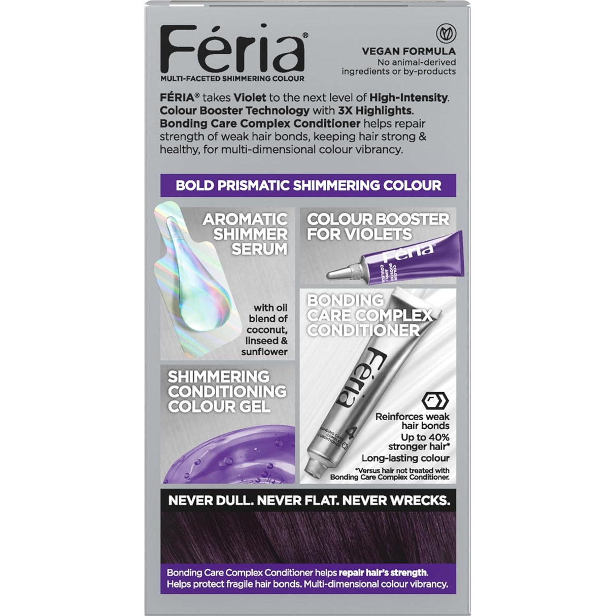 L'ORÉAL PARIS Feria Multi-Faceted Shimmering Permanent Hair Color - V28 Midnight Violet-071249341728-LR-361761-4-LR eShop