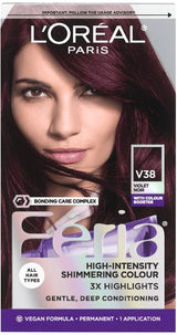 L'ORÉAL PARIS Feria Multi-Faceted Shimmering Permanent Hair Color - V38 Violet Noir-071249317235-LR-361747-1-LR eShop