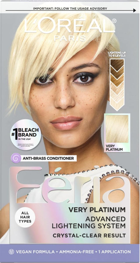 L'ORÉAL PARIS Feria Platinum Bounce Bond Care Lightening System - Very Platinum-071249246504-LR-361737-1-LR eShop