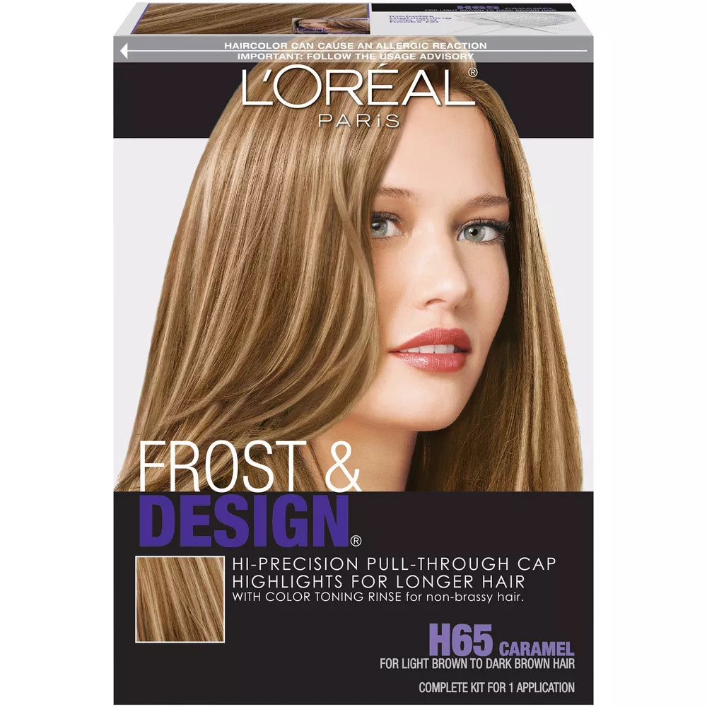 L'ORÉAL PARIS Frost and Design Cap Hair Highlights For Long Hair - H65 Caramel-071249082171-LR-361712-1-LR eShop