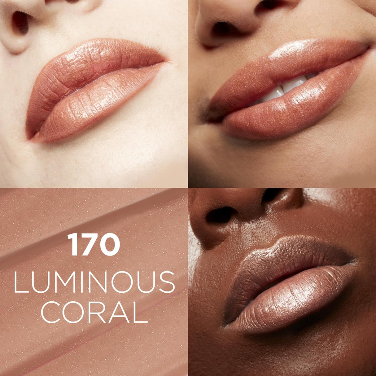 L'ORÉAL PARIS Glow Paradise Balm-in-Lipstick with Pomegranate Extract, 170 Luminous Coral, 0.1 oz-071249651292-LR-342416-3-LR eShop