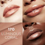 L'ORÉAL PARIS Glow Paradise Balm-in-Lipstick with Pomegranate Extract, 170 Luminous Coral, 0.1 oz-071249651292-LR-342416-3-LR eShop