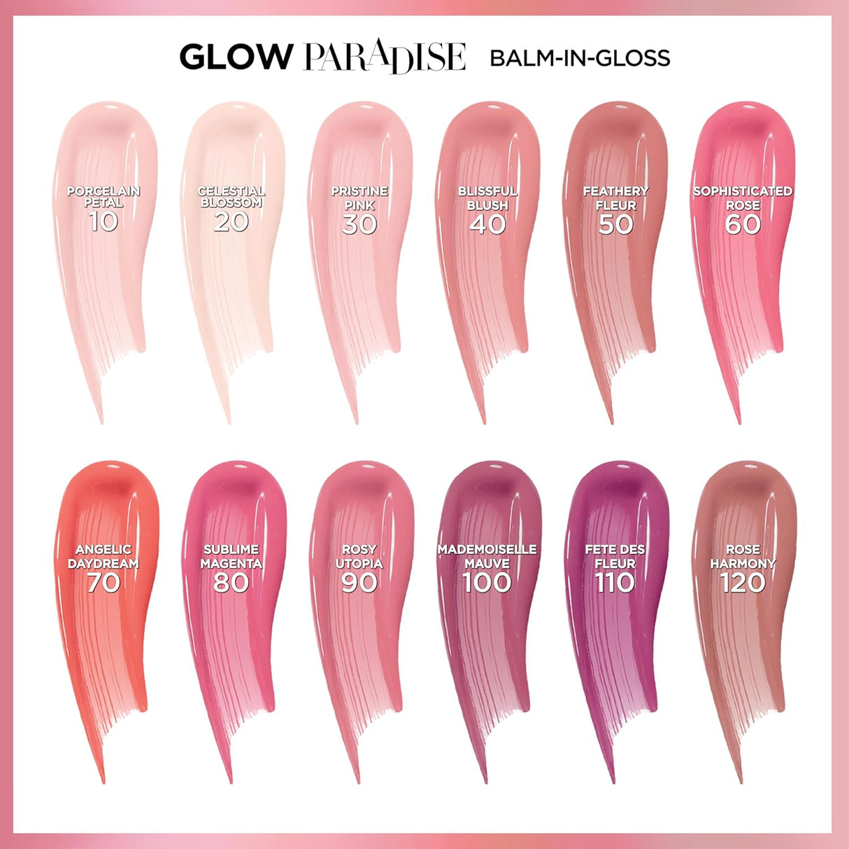 L'ORÉAL PARIS Glow Paradise Hydrating Tinted Lip Balm-in-Gloss with Pomegranate Extract, 080 Sublime Magenta, 0.23 fl oz-071249650165-LR-342433-5-LR eShop