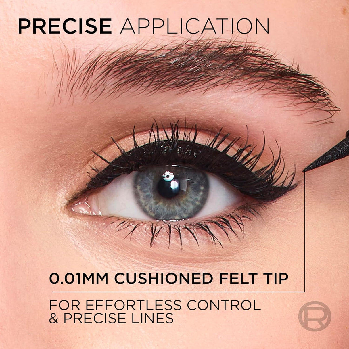 L'ORÉAL PARIS Haute Precision Waterproof Liquid Eyeliner, 010 Black Silk-071249705551-LR-360327-2-LR eShop