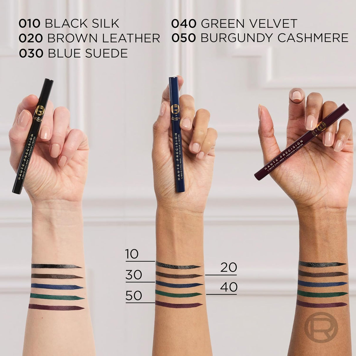 L'ORÉAL PARIS Haute Precision Waterproof Liquid Eyeliner, 010 Black Silk-071249705551-LR-360327-7-LR eShop