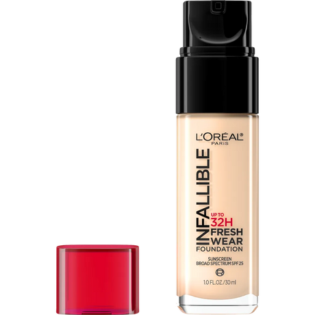 L'ORÉAL PARIS Infallible 32 Hour Fresh Wear Lightweight Foundation, 412 Warm Ivory, 1 oz.-071249408063-LR-333991-1-LR eShop