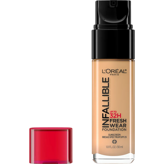 L'ORÉAL PARIS Infallible 32 Hour Fresh Wear Lightweight Foundation, 455 Natural Buff, 1 oz.-071249382226-LR-327224-1-LR eShop