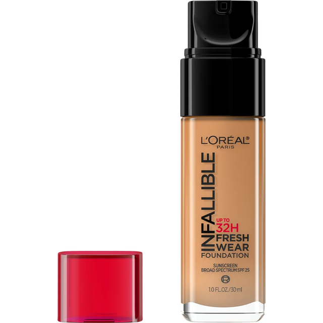 L'ORÉAL PARIS Infallible 32 Hour Fresh Wear Lightweight Foundation, 487 Warm Almond, 1 oz.-071249408117-LR-333990-1-LR eShop